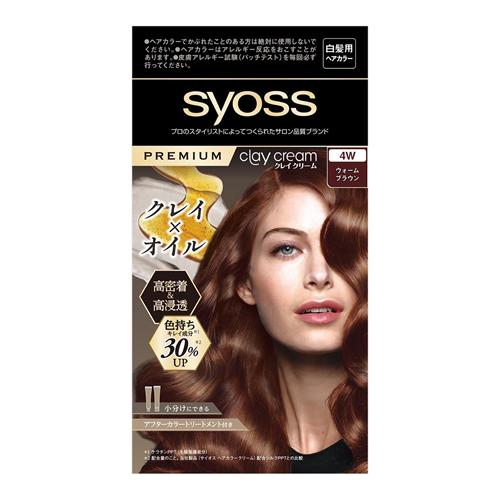 syoss(サイオス) クレイクリーム ヘアカラー 4W ウォームブラウン