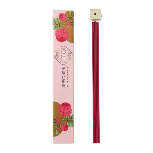 日本香堂 福住 (ふくずみ) 幸福を運ぶ薔薇 香立付