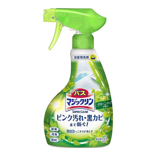 バスマジックリン 泡立ちスプレーSUPERCLEAN グリーンハーブの香り