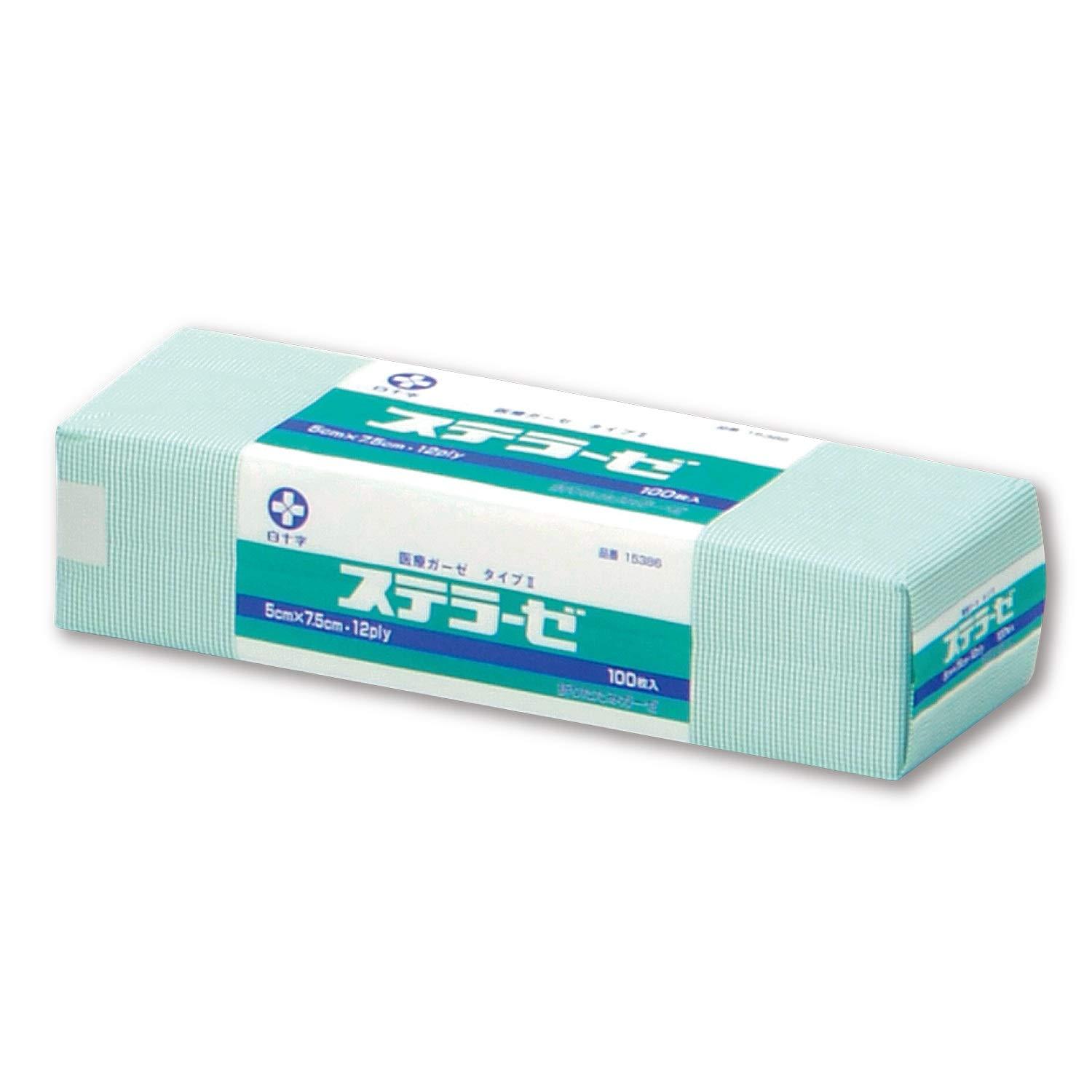 白十字 ステラーゼ(未滅菌) 医療ガーゼ タイプII 12ply