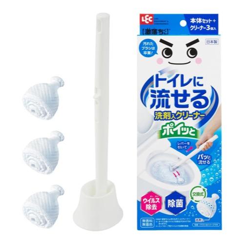 激落ちくん トイレに流せるポイッと洗剤入クリーナー
