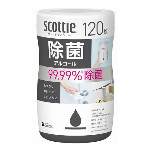 スコッティ ウェットティシュー 除菌 アルコール