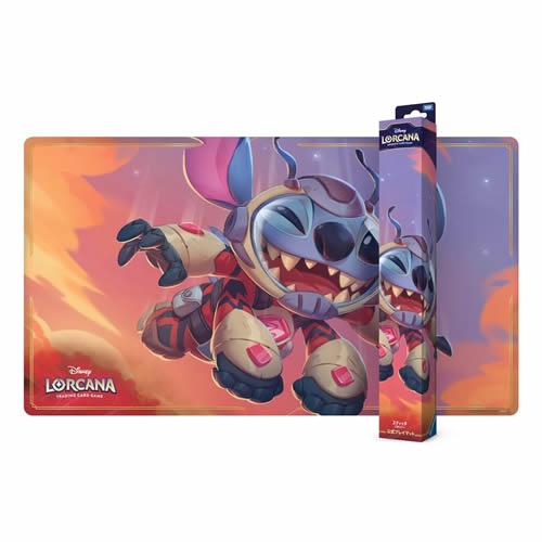 ディズニー・ロルカナ・TCG 日本語版 公式プレイマット スティッチ 小型ロケット