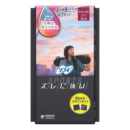 ソフィ SPORTS(スポーツ) 特に多い昼用 羽つき 26cm