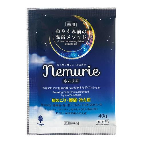 薬用入浴剤 おやすみネムリエ ゆったりカモミールの香り