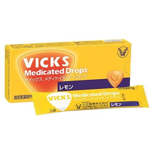 VICKS(ヴイックス) メディケイテッドドロップL レモン