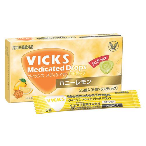 VICKS(ヴイックス) メディケイテッドドロップ シュガーレス HL ハニーレモン