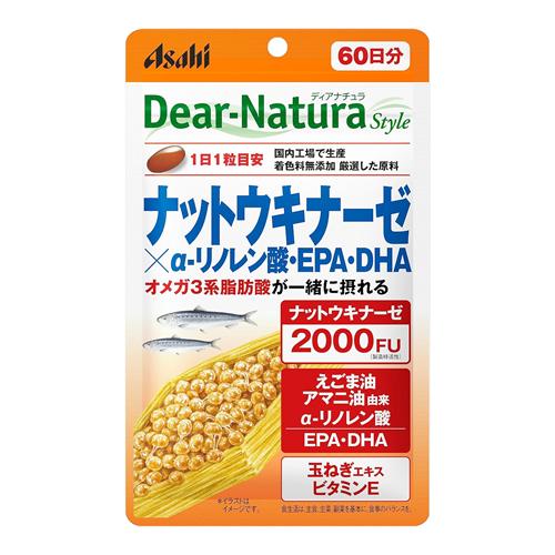 ディアナチュラスタイル ナットウキナーゼ×α-リノレン酸・EPA・DHA