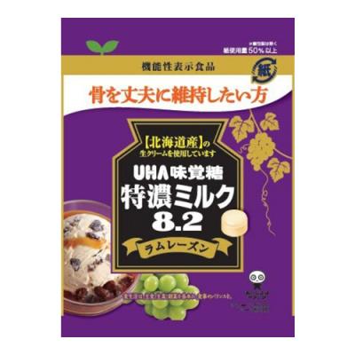 UHA味覚糖 特濃ミルク8.2 ラムレーズン