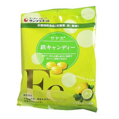 サヤカ 鉄・葉酸キャンディー(レモンライム味)