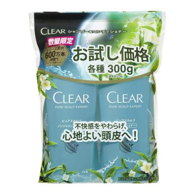 CLEAR(クリア) ピュア スカルプ エキスパート お試し容量ポンプペア