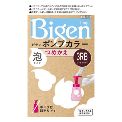 ビゲン ポンプカラー つめかえ 3RBリッチブラウン