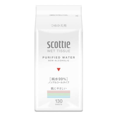 スコッティ ウェットティシュー 純水99% ノンアルコールタイプ