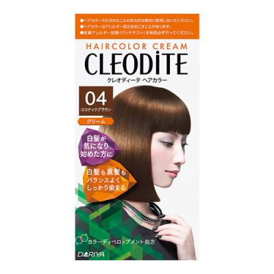 クレオディーテ ヘアカラークリーム 04 ココナッツブラウン