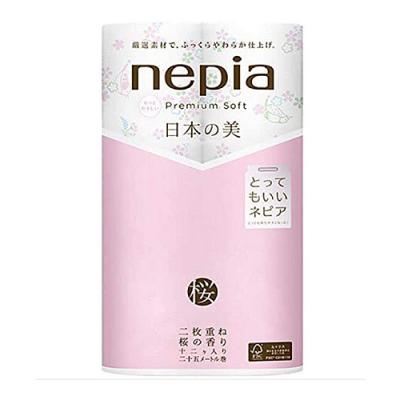 ネピア プレミアムソフト トイレットロール 日本の美 桜の香り ダブル