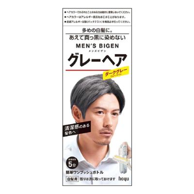 メンズビゲン グレーヘア 白髪ぼかし ダークグレー