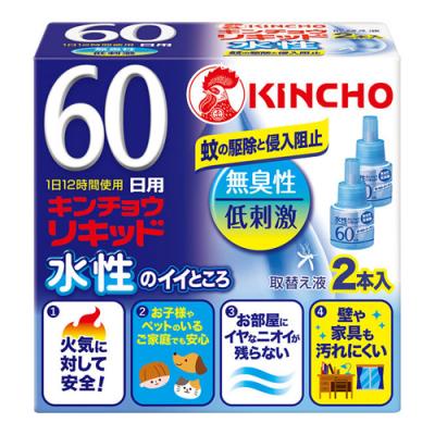 KINCHO 水性キンチョウリキッド 60日 無香料 取替え液