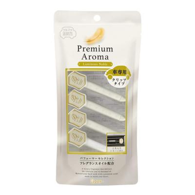 クルマの消臭力 クリップタイプ Premium Aroma(プレミアムアロマ) ルミナスノーブル