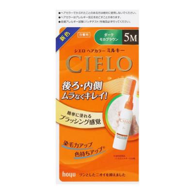 CIELO(シエロ) ヘアカラーEXミルキー 5M ダークモカブラウン