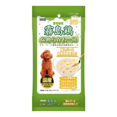 愛情物語 霧島鶏 なめらかムース 鶏レバー&緑黄色野菜入り