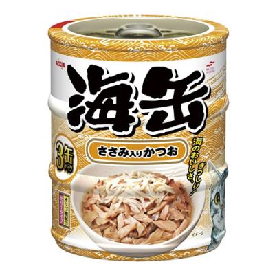 アイシア 海缶ミニ3P ささみ入りかつお