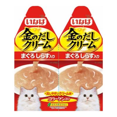 いなば 金のだしクリーム 猫用 まぐろ しらす入り