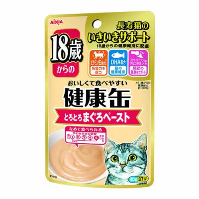 アイシア 健康缶パウチ 18歳からのとろとろまぐろペースト