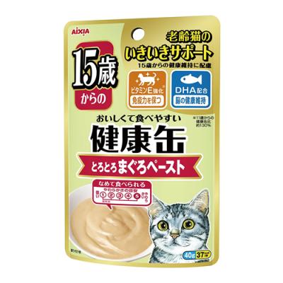 アイシア 健康缶パウチ 15歳からのとろとろまぐろペースト