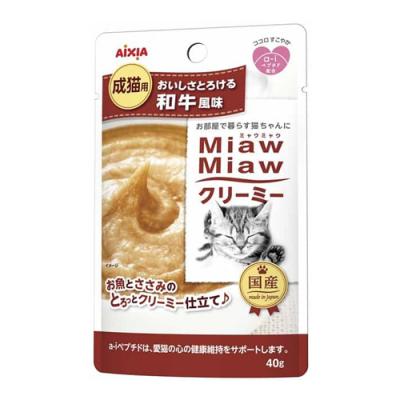 アイシア MiawMiaw ミャウミャウ クリーミー 和牛風味