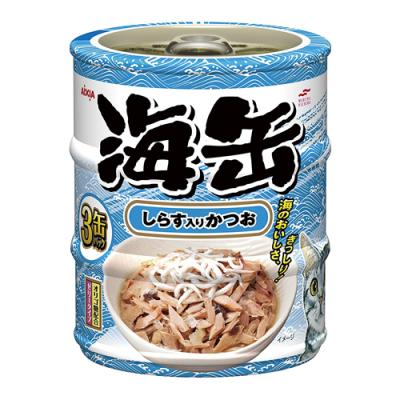 アイシア 海缶ミニ3P しらす入りかつお