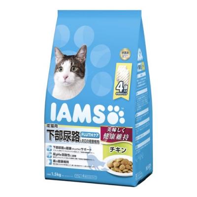 アイムス(IAMS) キャットフード 成猫用 下部尿路とお口の健康維持 FLUTHケア チキン