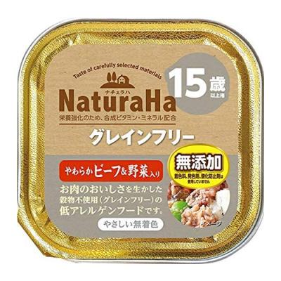 サンライズ 犬用 ナチュラハ グレインフリー やわらかビーフ&野菜入り 15歳以上用