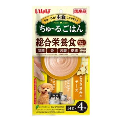 いなば ワンちゅーる とりささみバラエティ 総合栄養食 40本×2袋