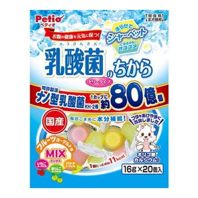 ペティオ 犬用 乳酸菌のちから ゼリータイプ MIX