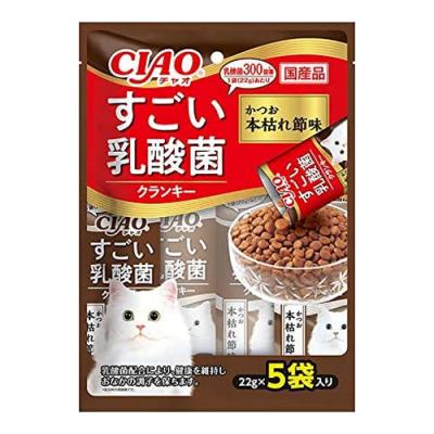 いなば 猫用 CIAO(チャオ)すごい乳酸菌クランキー かつお本枯れ節