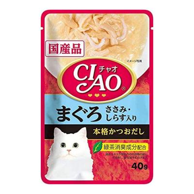 いなば CIAO(チャオ) パウチ まぐろ ささみ・しらす入り