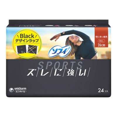 ソフィ SPORTS(スポーツ) 特に多い昼用 羽なし 26cm
