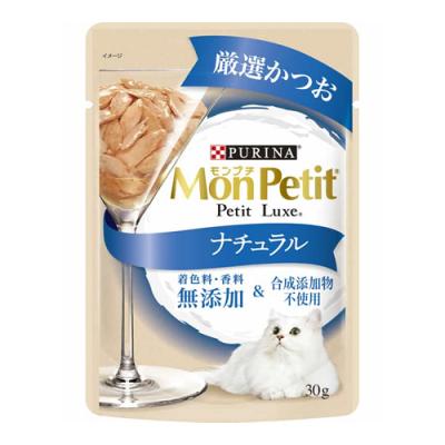 モンプチ プチリュクス ナチュラル パウチ 厳選かつお