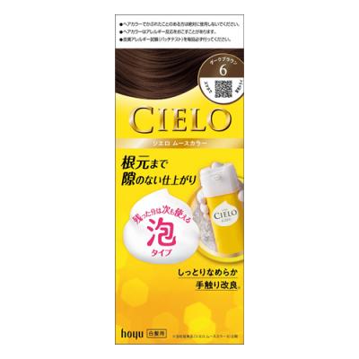 CIELO シエロ ムースカラー 白髪染め 6 ダークブラウン