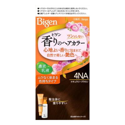 ビゲン香りのヘアカラー乳液 白髪用 4NAナチュラリーブラウン