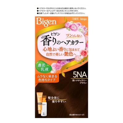 ビゲン香りのヘアカラー乳液 白髪用 5NA深いナチュラリーブラウン
