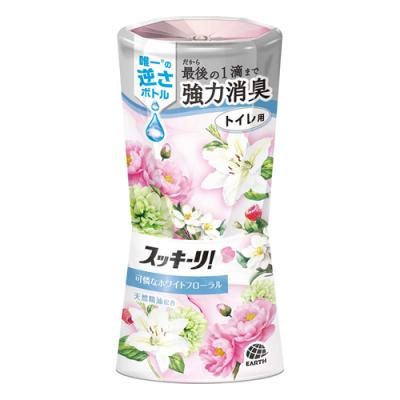 スッキーリ! トイレ用 可憐なホワイトフローラル