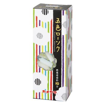 カメヤマ ろうそく 五色ローソク