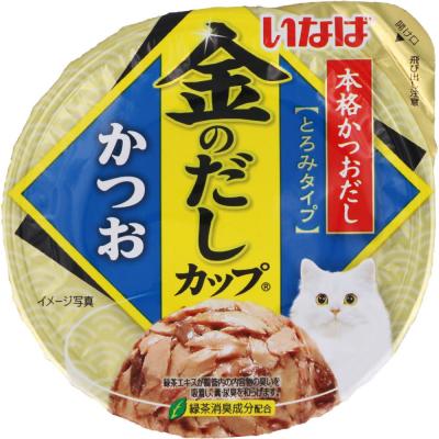 いなば 猫用 金のだし カップ かつお