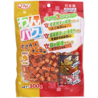 九州ペットフード 犬用 Q-Pet わんパクッ ささみ&チーズ