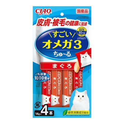 いなば CIAO(チャオ) すごいオメガ3ちゅ〜る(ちゅーる) 猫用 まぐろ
