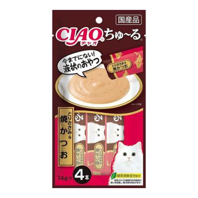 いなば 猫用おやつ CIAOちゅ〜る(チャオちゅーる) とりささみ&焼かつお