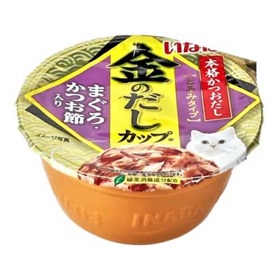 いなば 猫用 金のだし カップ まぐろ・かつお節入り