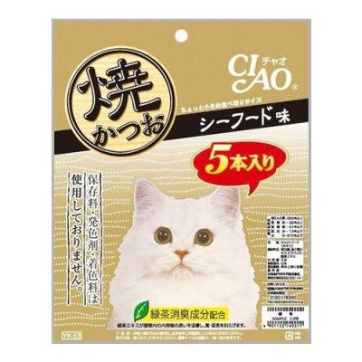 いなば 猫用おやつ CIAO(チャオ) 焼かつお シーフード味