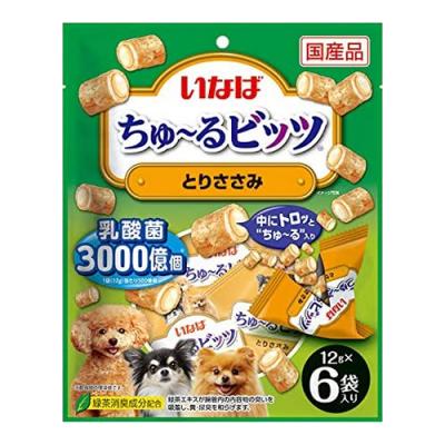 いなば 犬用おやつ ちゅ〜る(ちゅーる)ビッツ 乳酸菌3000億個 とりささみ